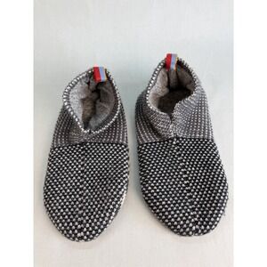 Bombas Gripper Slippers House Shoes Socks Medium Mens 7-9.5/Womens 9-11.5 Gray